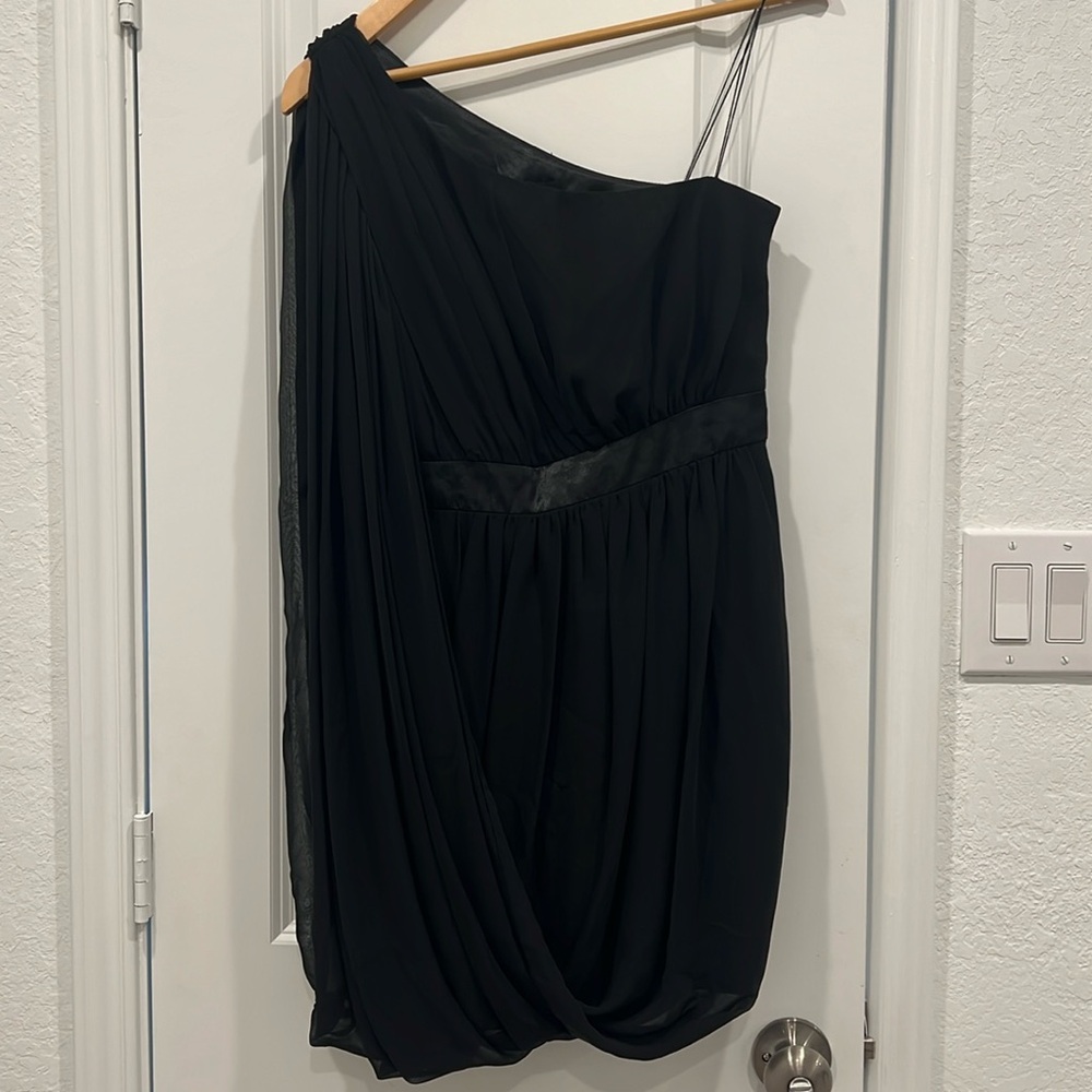 Brand: Aqua - Black Formal One Shoulder Dress